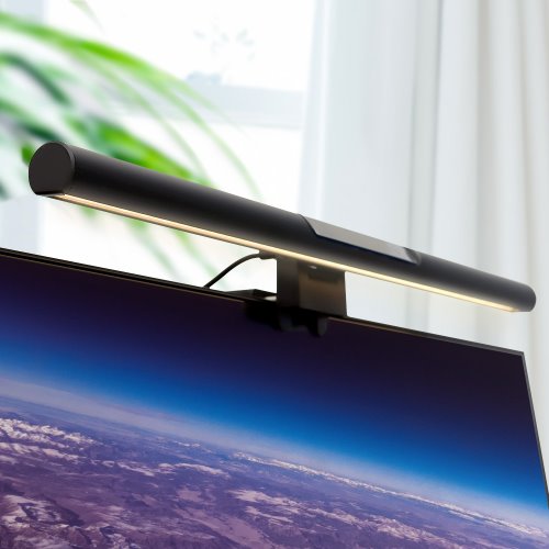 트렌마켓플랜룩스플랜룩스 모니터 LED 조명 와이드 램프 USB 스크린바 책상 스탠드 클립 집게 노트북