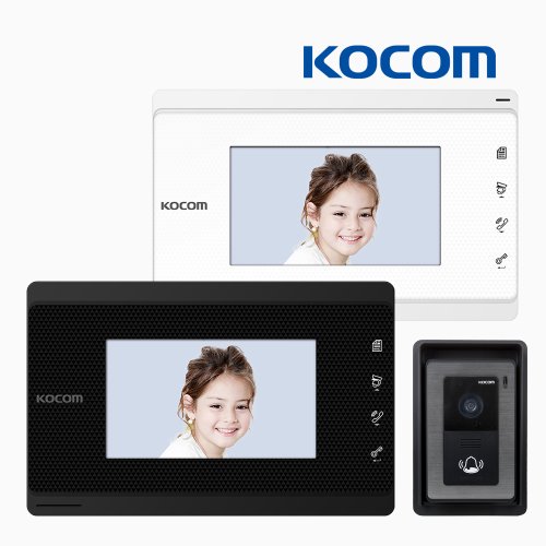 코콤 비디오폰 KVP-70C 7인치 2선식 아날로그