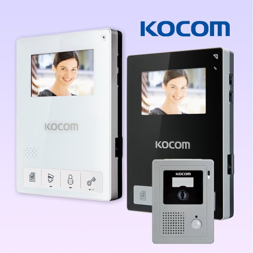 코콤 비디오폰 인터폰 KCV-434 4.3인치모니터 초인종세트  4선식 아날로그